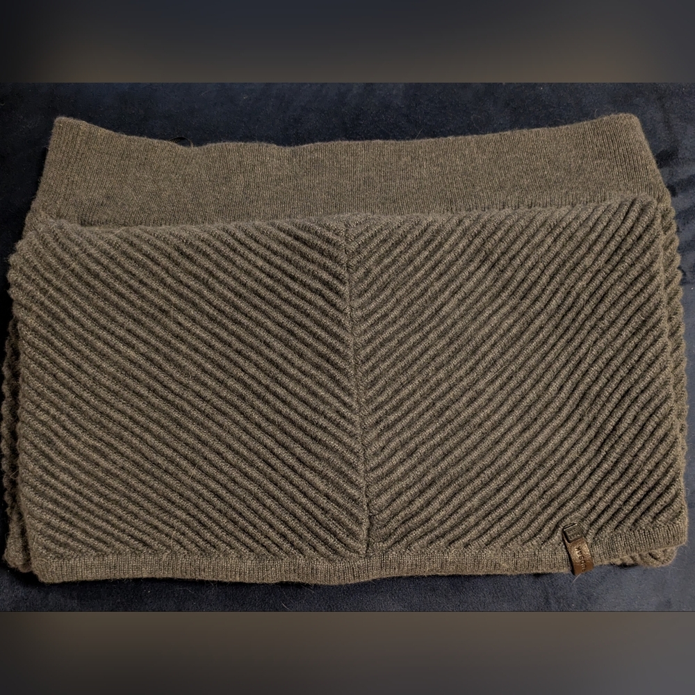 RUDSAK Gray Ribbed Pencil Skirt Mini Work